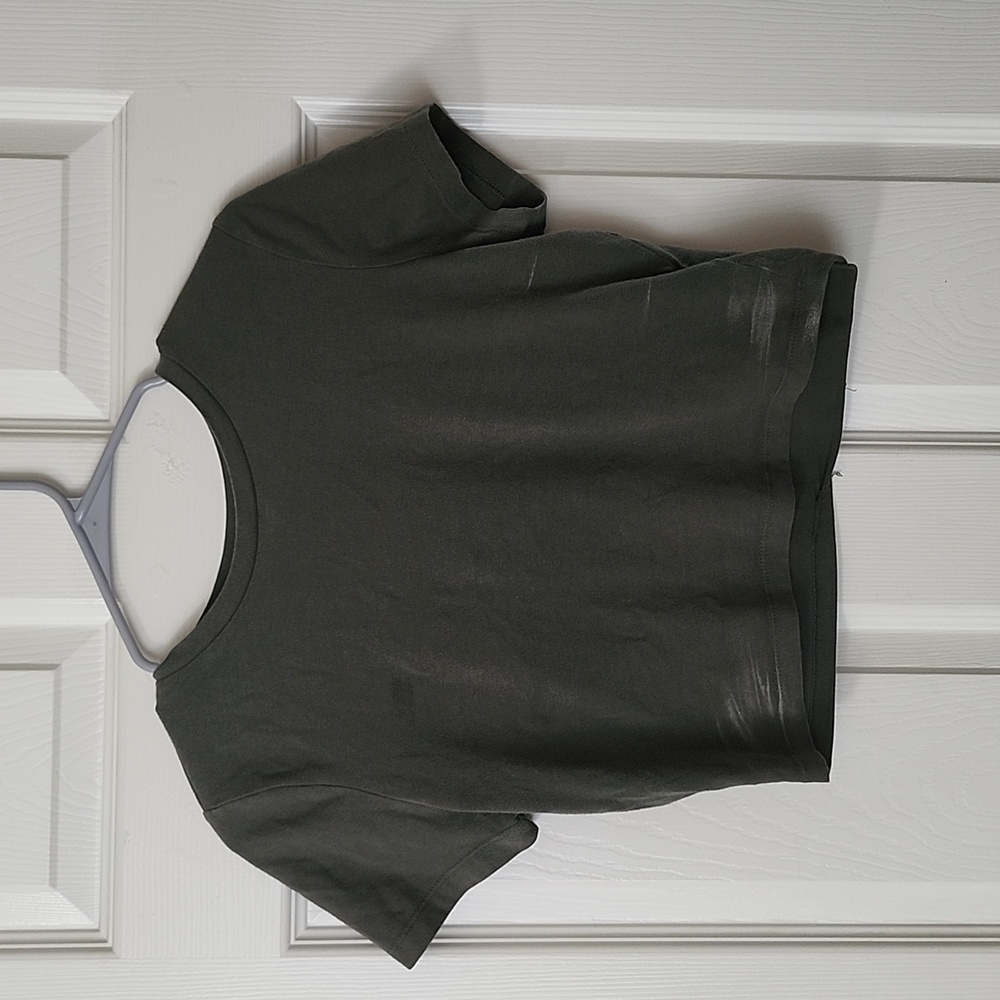 Large green crop top from Target.